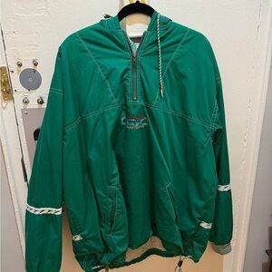 Green Windbreaker Jacket